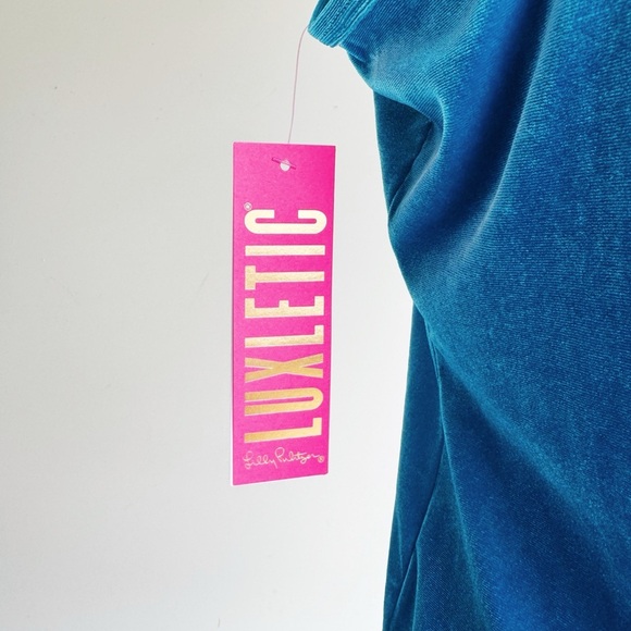 NWT LILLY PULITZER Blue Velvet Cassis Bra Tank Size Large - Picture 7 of 9